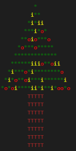 WeihnachtsbaumASCII